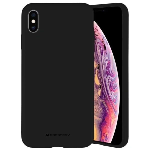 Kryt Mercury Silicone Case Apple iPhone 15 Plus black