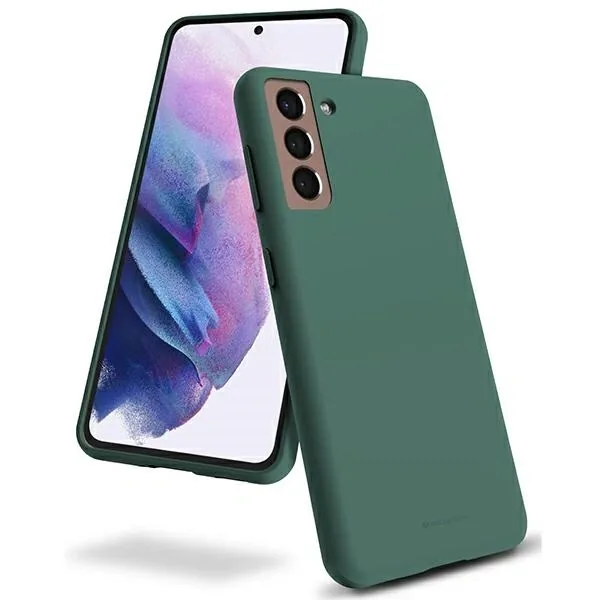 Kryt Mercury Silicone Case Apple iPhone 15 Plus green