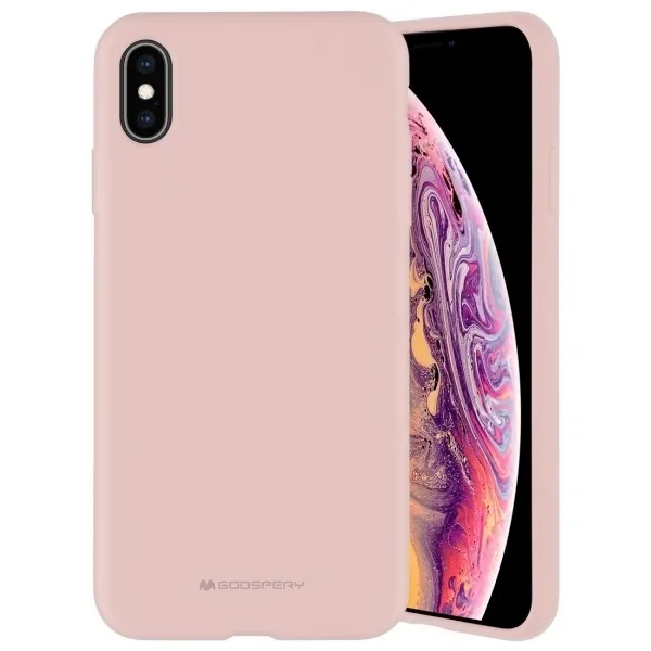 Kryt Mercury Silicone Case Apple iPhone 15 Plus pink sandy