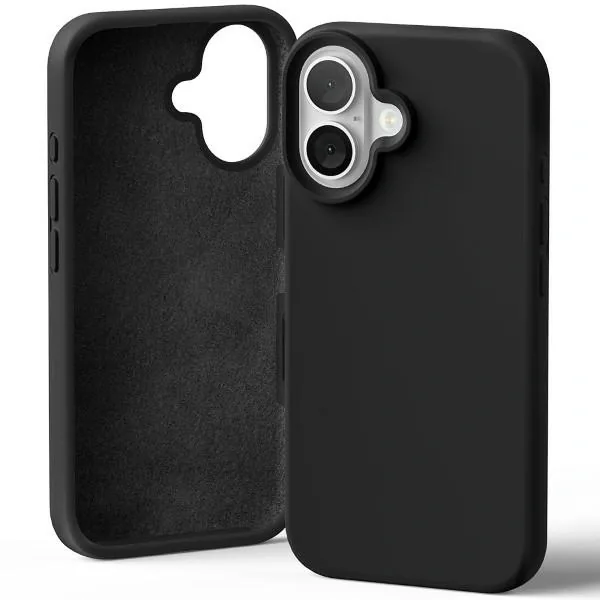 Kryt Mercury Silicone Case Apple iPhone 16 black