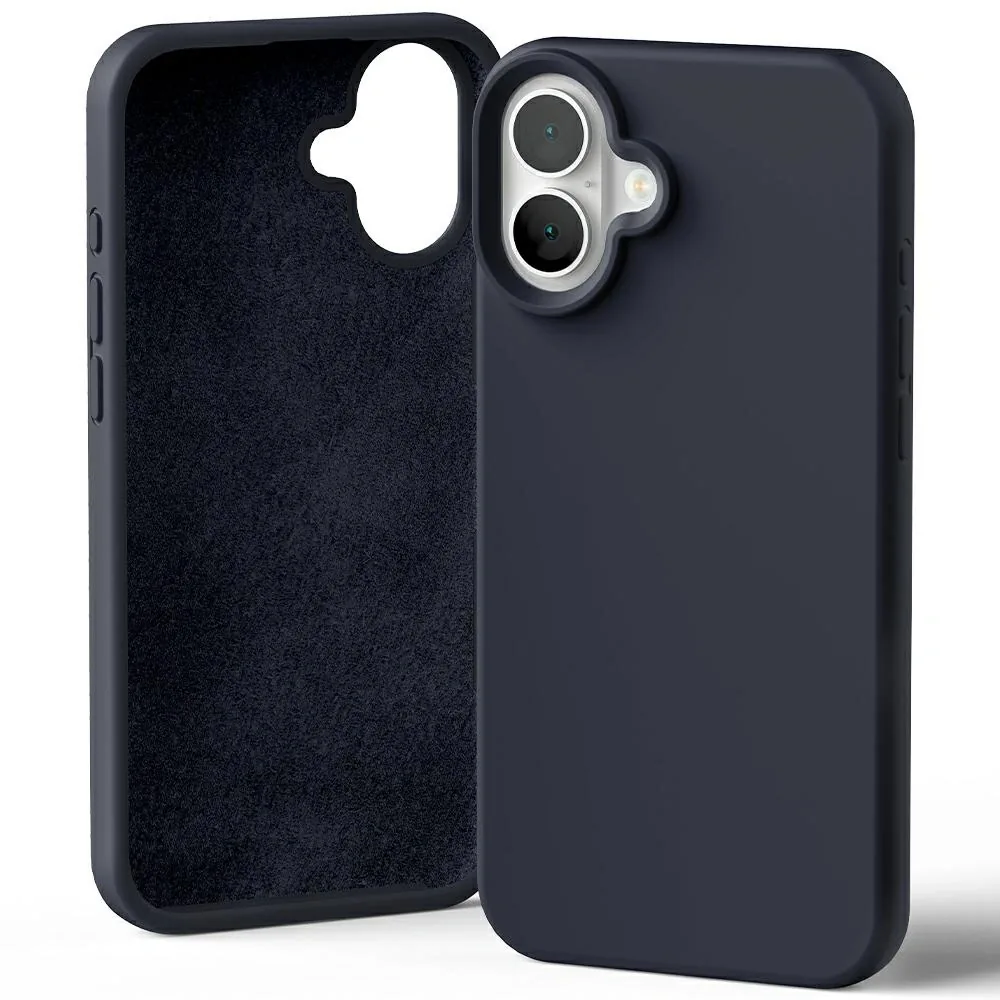 Kryt Mercury Silicone Case Apple iPhone 16 Plus navy blue