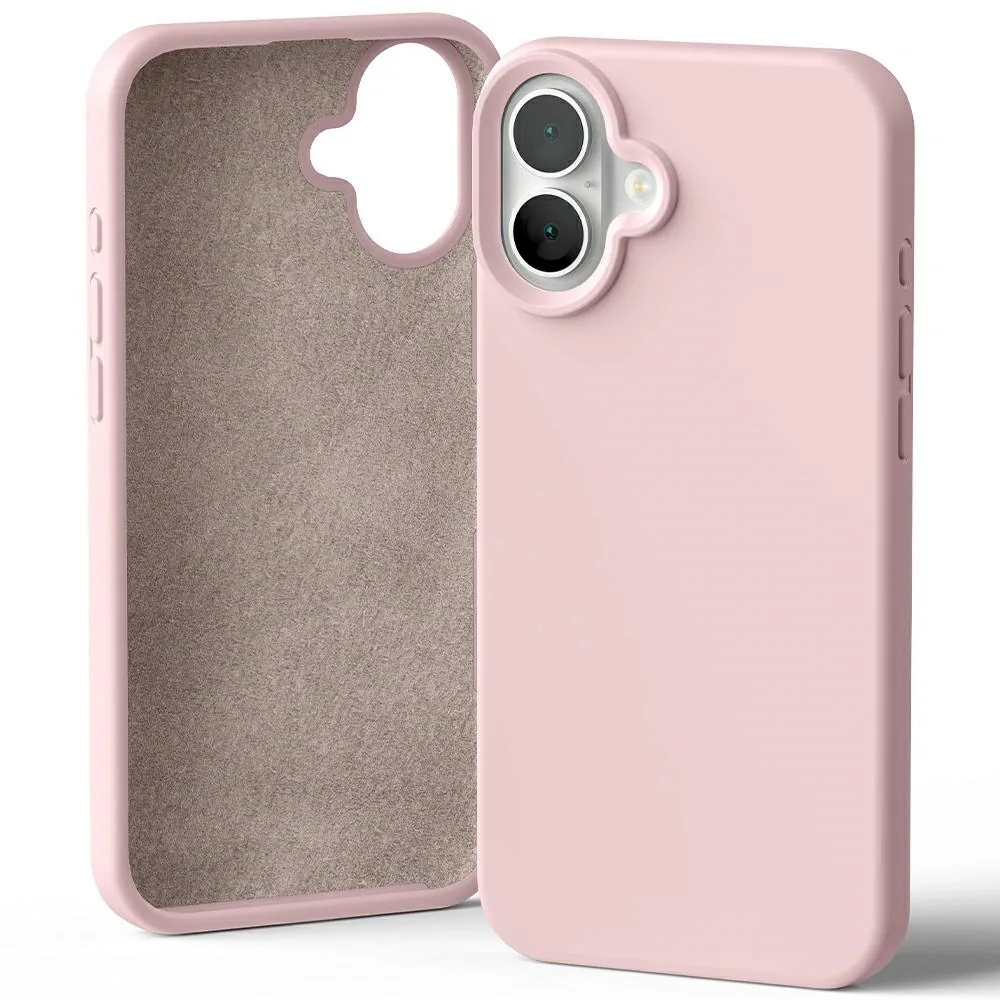 Kryt Mercury Silicone Case Apple iPhone 16 Plus pink sandy