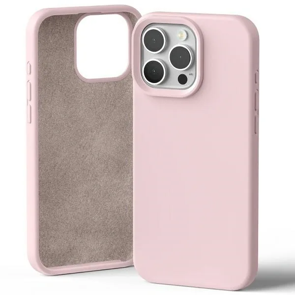 Kryt Mercury Silicone Case Apple iPhone 16 Pro Max pink sandy