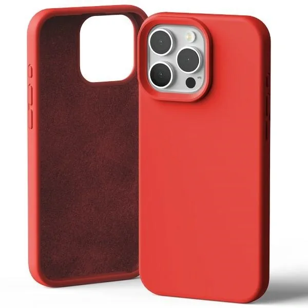 Kryt Mercury Silicone Case Apple iPhone 16 Pro Max red