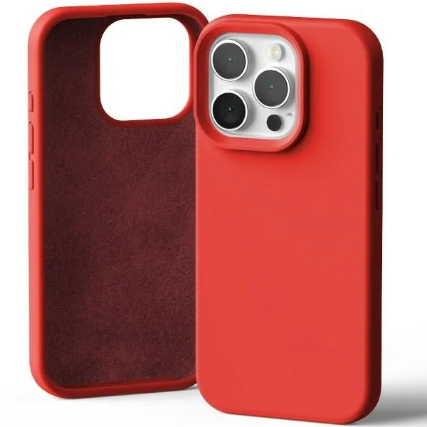 Kryt Mercury Silicone Case Apple iPhone 16 Pro red
