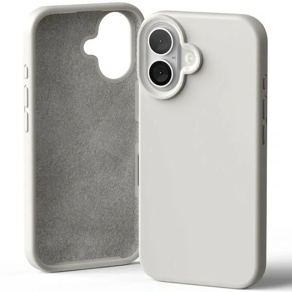 Kryt Mercury Silicone Case Apple iPhone 16 stone
