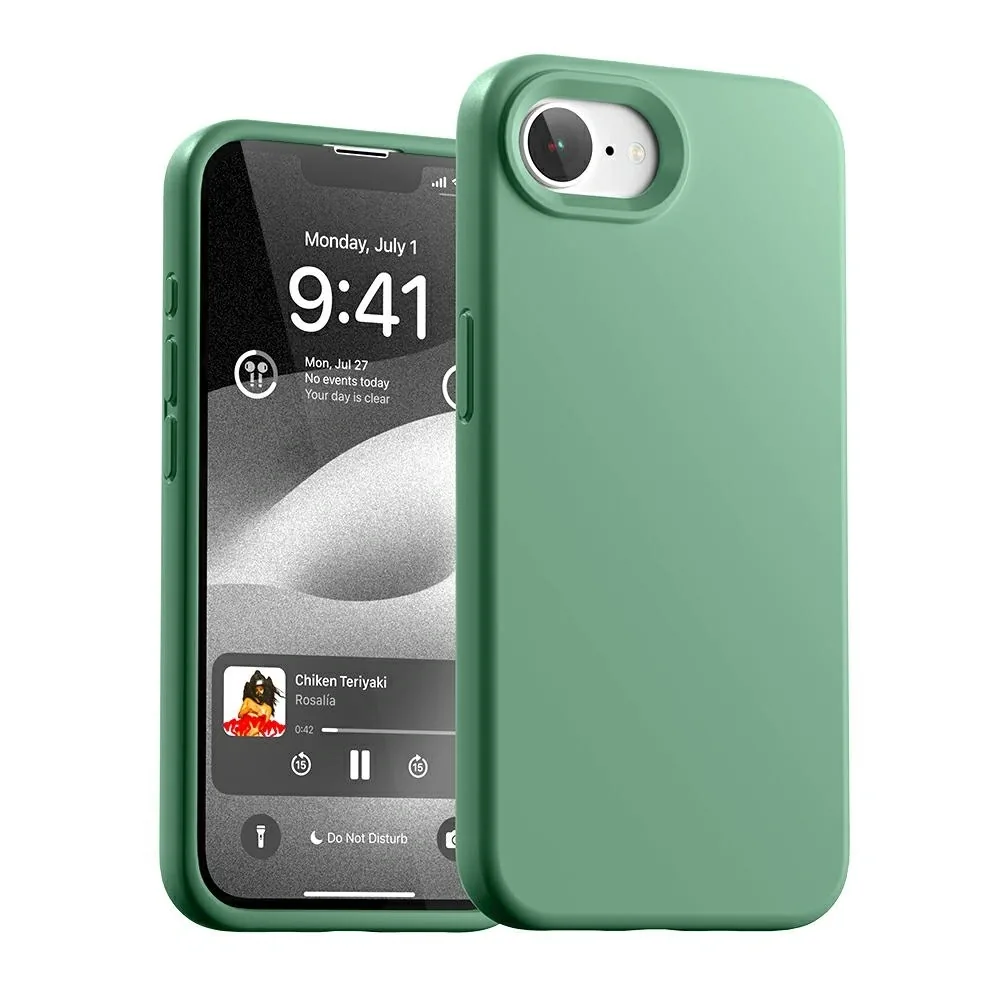 Kryt Mercury Silicone Case Apple iPhone 17e / 16e green