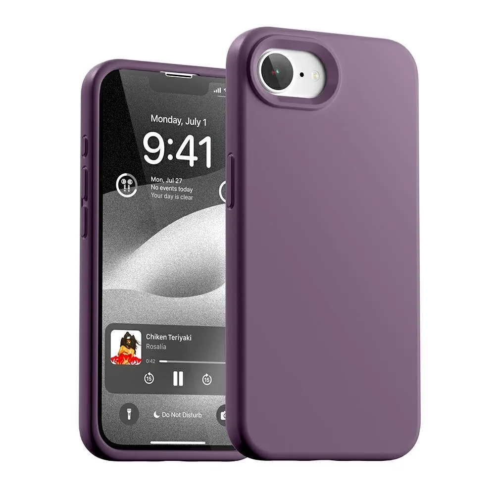 Kryt Mercury Silicone Case Apple iPhone 17e / 16e purple