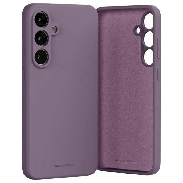 Kryt Mercury Silicone Case Samsung Galaxy S24 FE purple