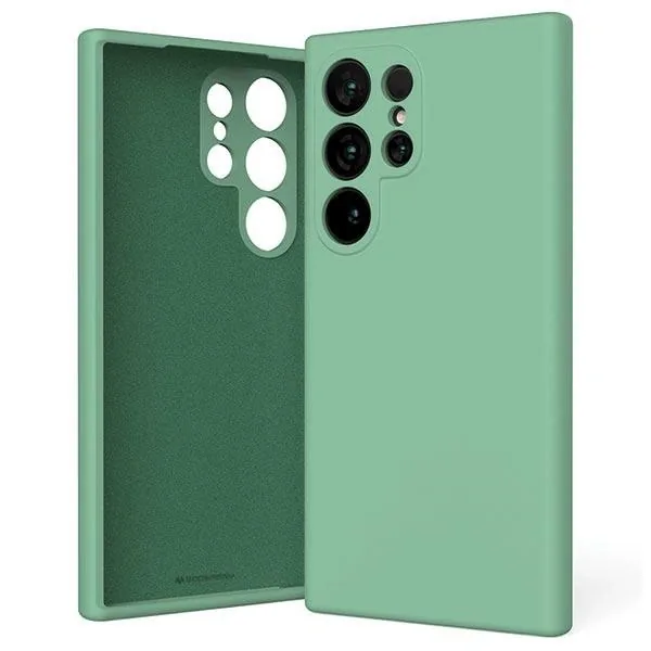 Kryt Mercury Silicone Case Samsung Galaxy S24 Ultra green