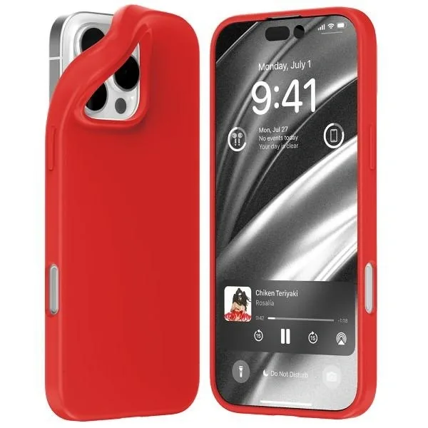 Kryt Mercury Soft Case Apple iPhone 16 Pro Max red