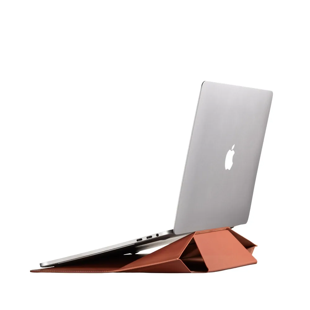 Kryt MOFT sleeve 14" Laptop bag with stand function brown