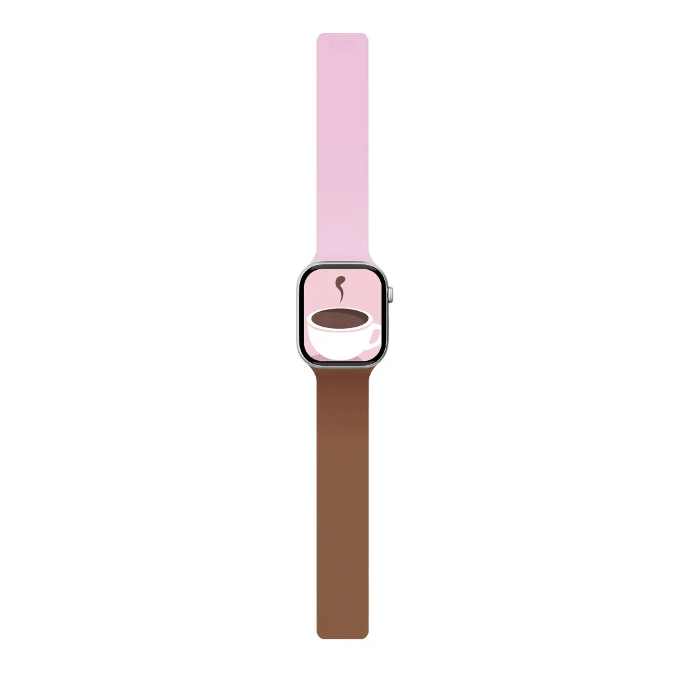 MOFT Snap Duo Apple Watch 1-5/6/7/8/9/10/11/SE/SE 2/SE 3 (38/40/41/42 mm) pink/brownie