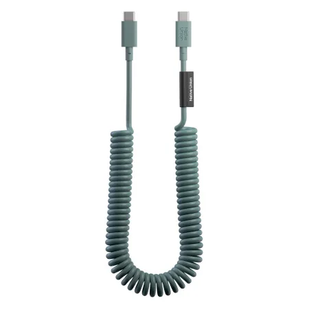 Native Union Pop Cable USB-C / USB-C, 2.4m 60W (slate green)