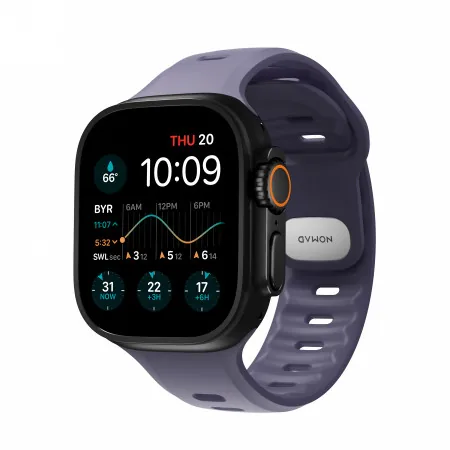 NOMAD Tempo Band Apple Watch 49mm z FKM (dusk)