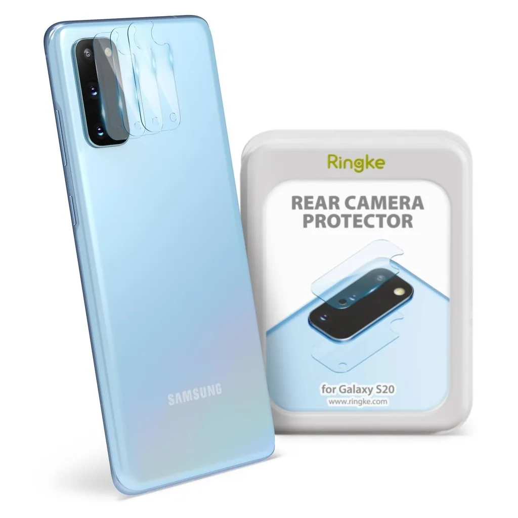 Kryt Ringke Camera Glass Samsung Galaxy S20 [3 PACK]