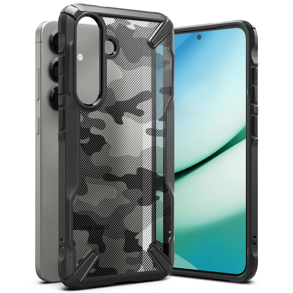 Kryt Ringke Fusion-X Samsung Galaxy S25+ Plus Camo Black