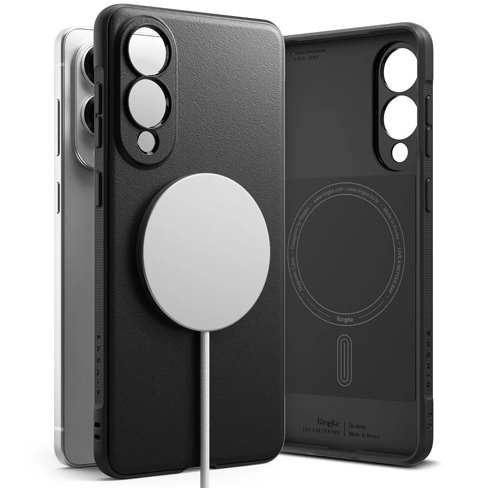 Kryt Ringke Onyx Magnetic MagSafe Samsung Galaxy S25 Edge Black