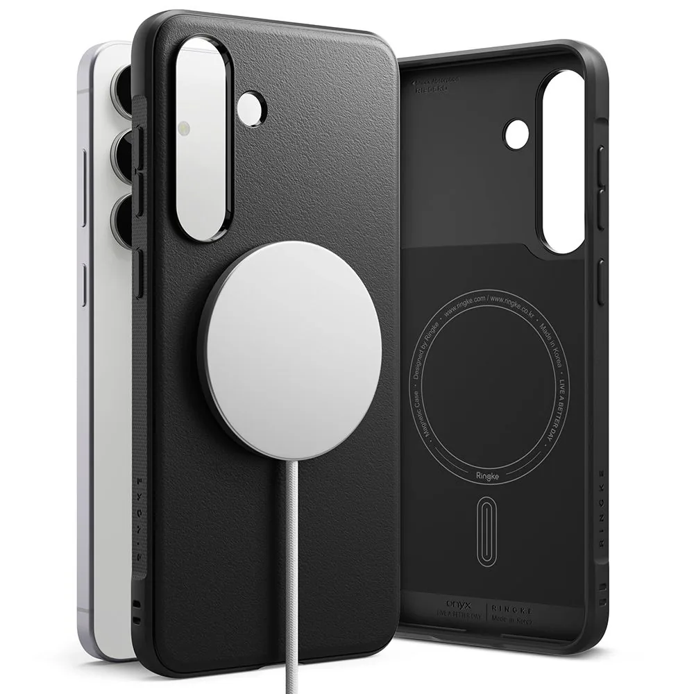 Kryt Ringke Onyx Magnetic MagSafe Samsung Galaxy S25 FE Black