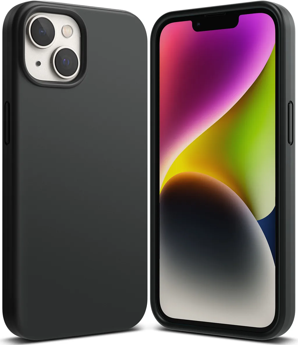 Kryt Ringke Silicone Apple iPhone 14 Plus / 15 Plus Black
