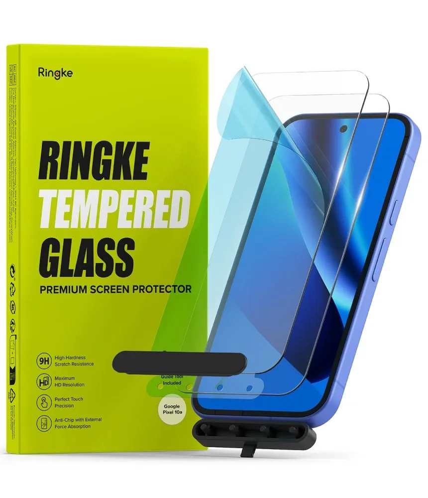 Kryt Ringke Tempered Glass Google Pixel 10a Clear [2 PACK]