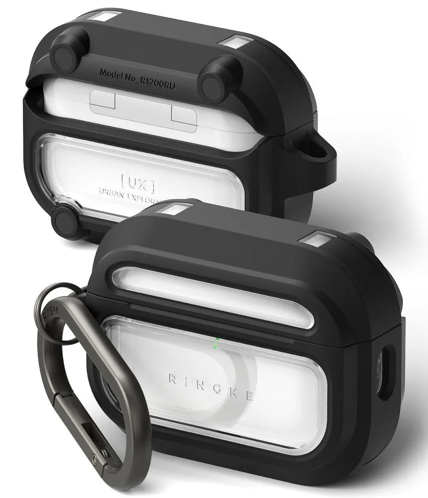 Kryt Ringke UX Magnetic MagSafe Apple AirPods Pro 3 Black/clear