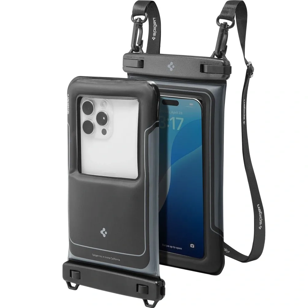 Kryt Spigen A611P Universal Waterproof Float Case Matte Black [2 PACK]