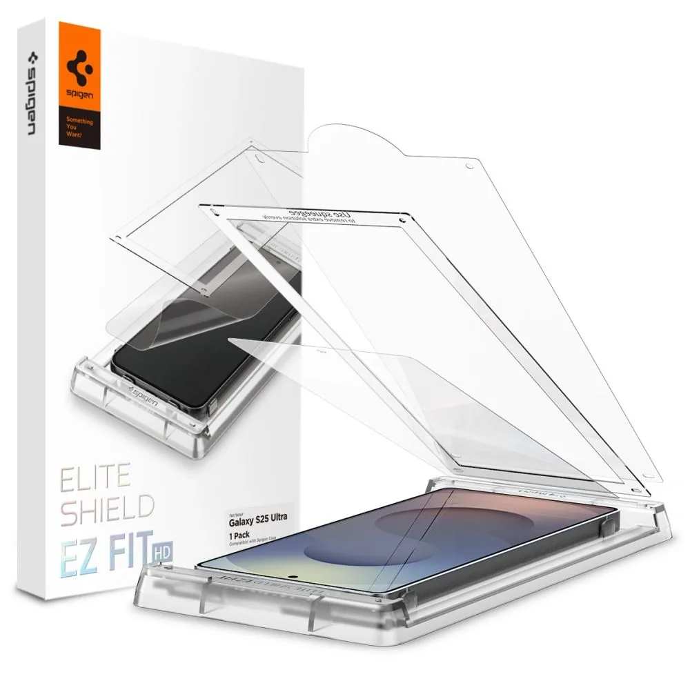 Kryt Spigen Elite Shield ez Fit HD Samsung Galaxy S25 Ultra Clear
