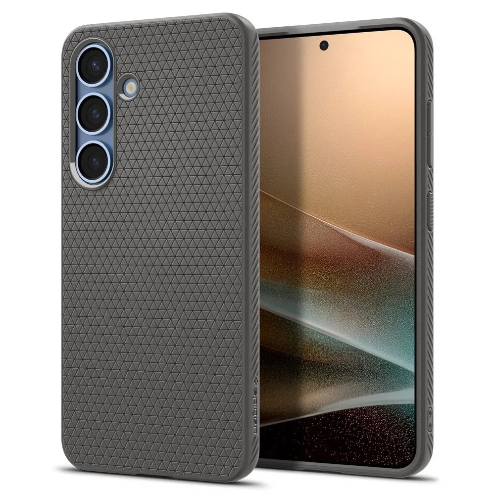 Kryt Spigen Liquid Air Samsung Galaxy S25 Marble Grey