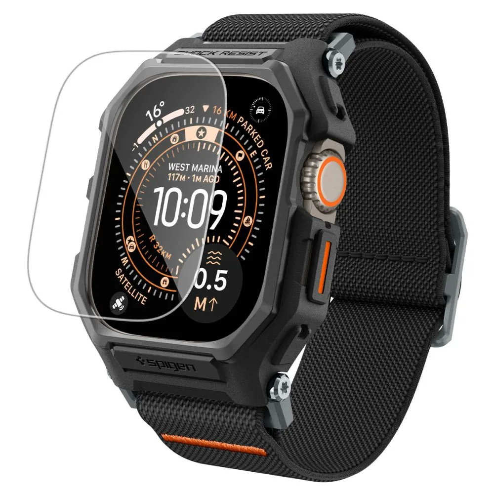 Kryt Spigen Lite Fit Pro & Tempered Glass Apple Watch Ultra 1 / 2 / 3 49mm Matte Black