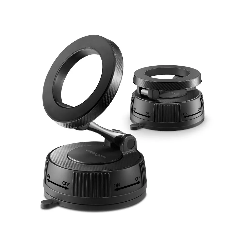 Kryt Spigen MFT36 Vacuumlock Magnetic MagSafe Dashboard Car Mount Black