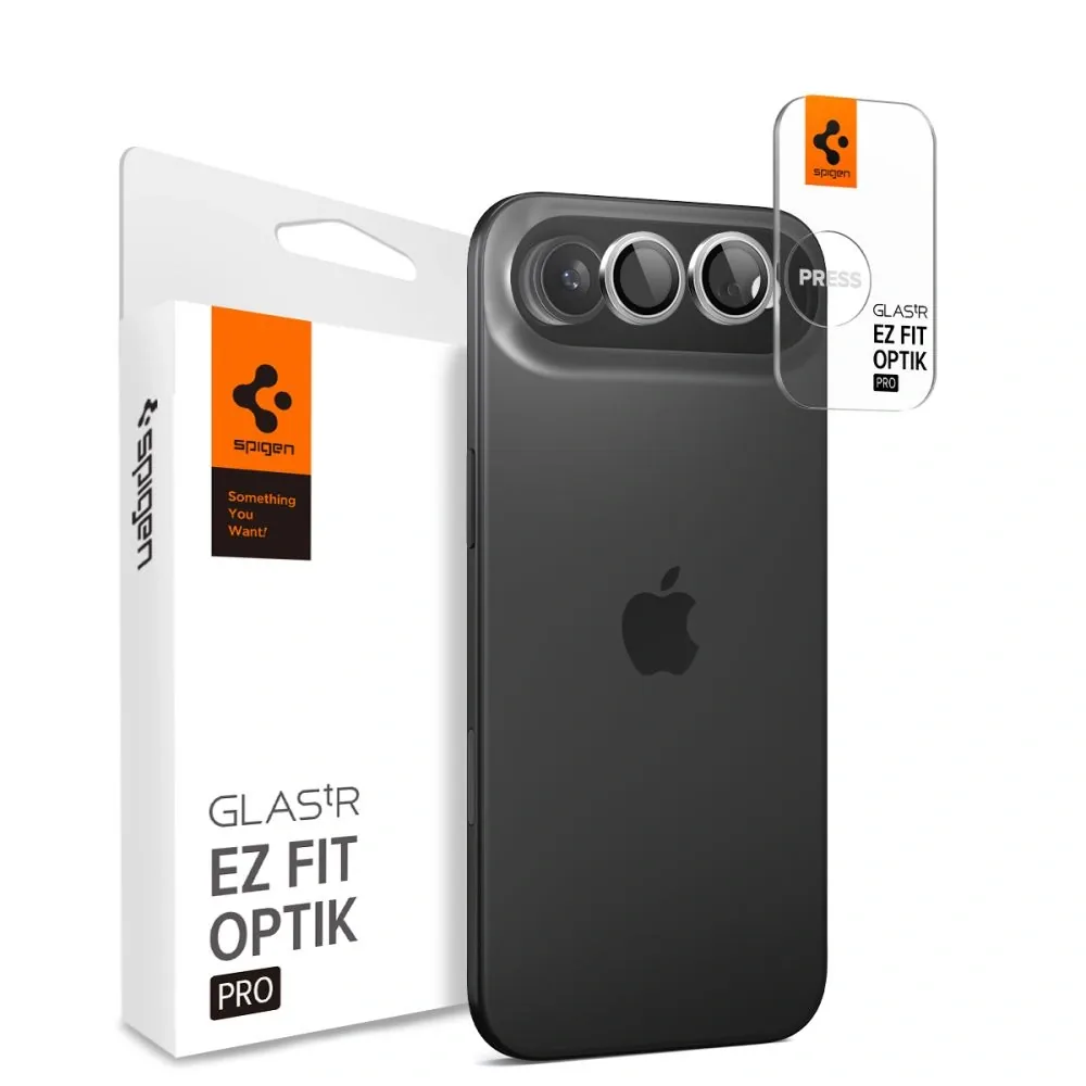 Kryt Spigen Optik Pro Glass.tr ez Fit Camera Protector Apple iPhone Air Silver [2 PACK]