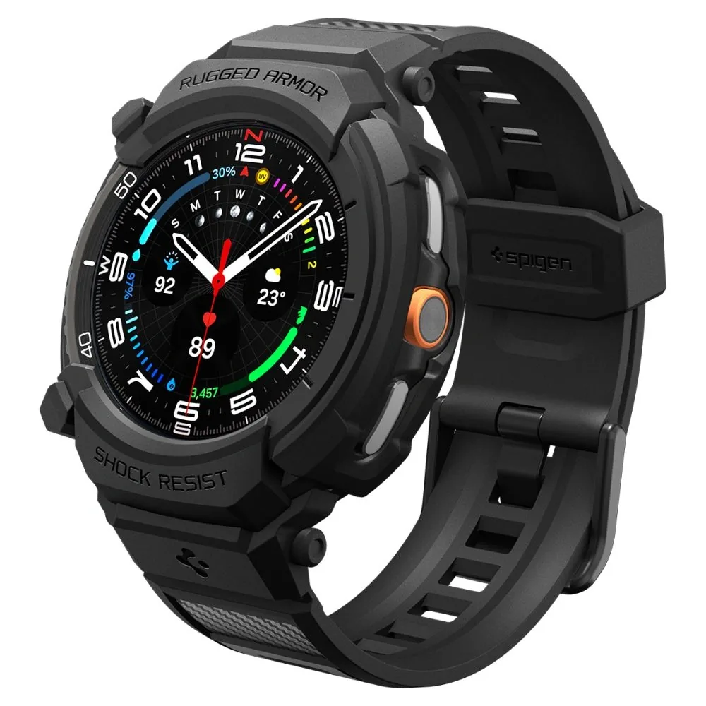 Kryt Spigen Rugged Armor Pro Samsung Galaxy Watch 8 Classic 46mm Matte Black