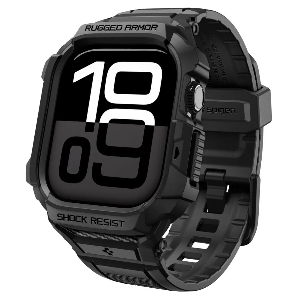 Spigen Rugged Armor Pro V2 Apple Watch 10 / 11 42mm Matte Black