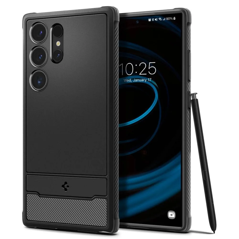 Kryt Spigen Rugged Armor Samsung Galaxy S24 Ultra Matte Black