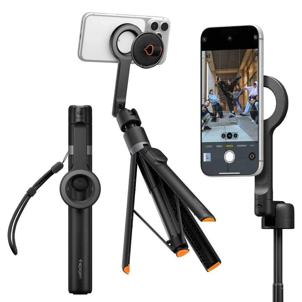 Kryt Spigen S582W Bluetooth Selfie Stick Tripod Black
