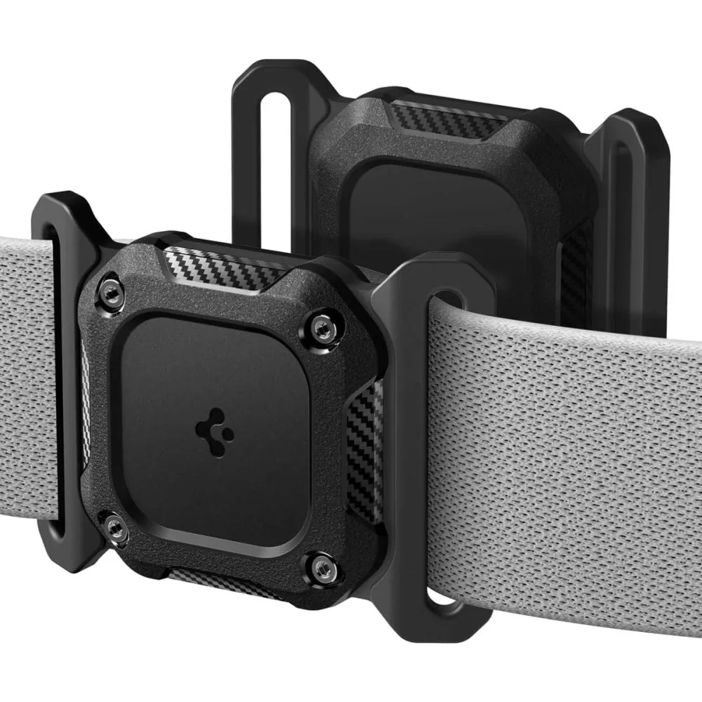 Kryt Spigen Tough Armor Apple AirTag 1 / 2 Pet Collar Black
