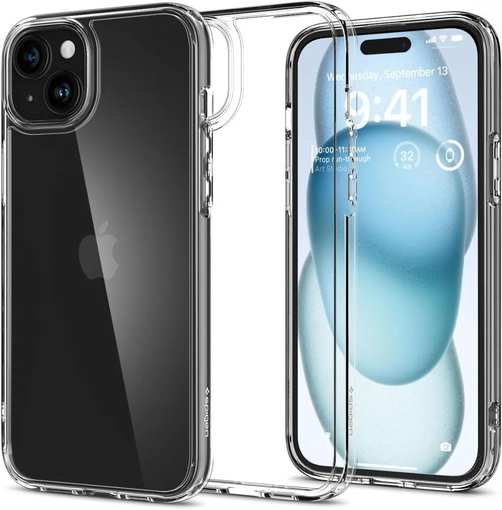 Kryt Spigen Ultra Hybrid Apple iPhone 15 Crystal Clear