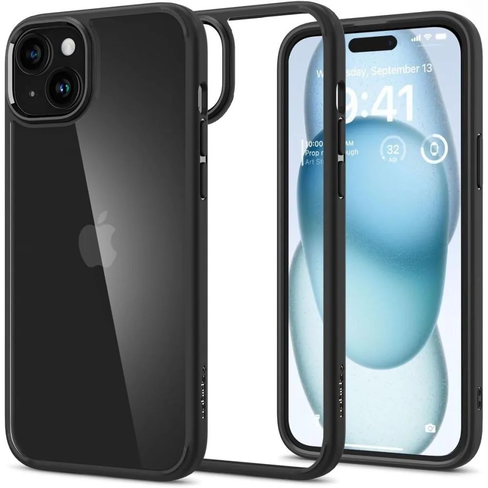 Kryt Spigen Ultra Hybrid Apple iPhone 15 Matte Black