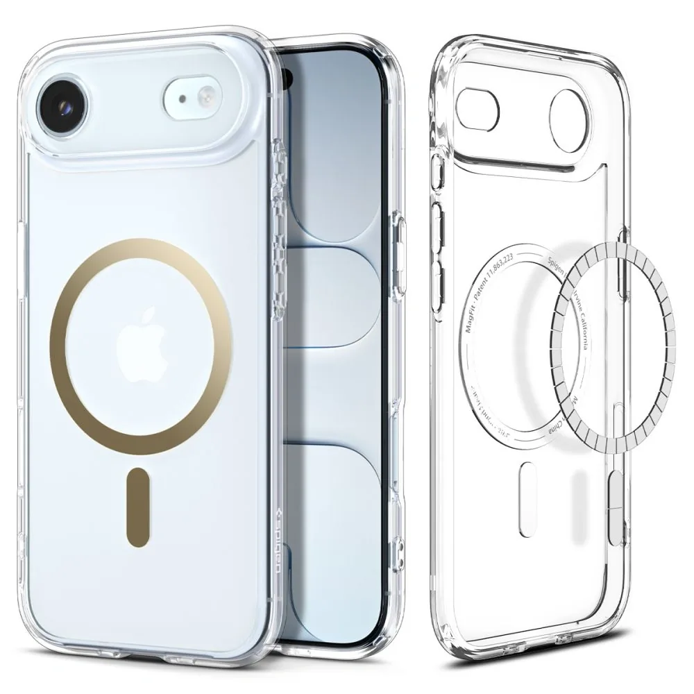 Kryt Spigen Ultra Hybrid Mag MagSafe Apple iPhone Air Clear/gold