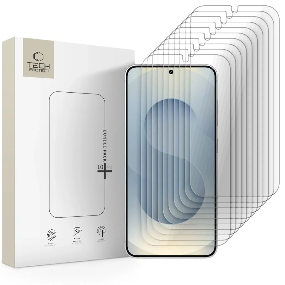 Kryt Tech-Protect Bundle Glass Samsung Galaxy S24 / S25 Clear [10 PACK]