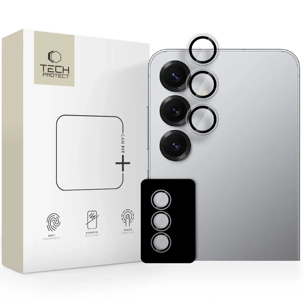 Kryt Tech-Protect Camring Fit+ Samsung Galaxy S25 FE Clear