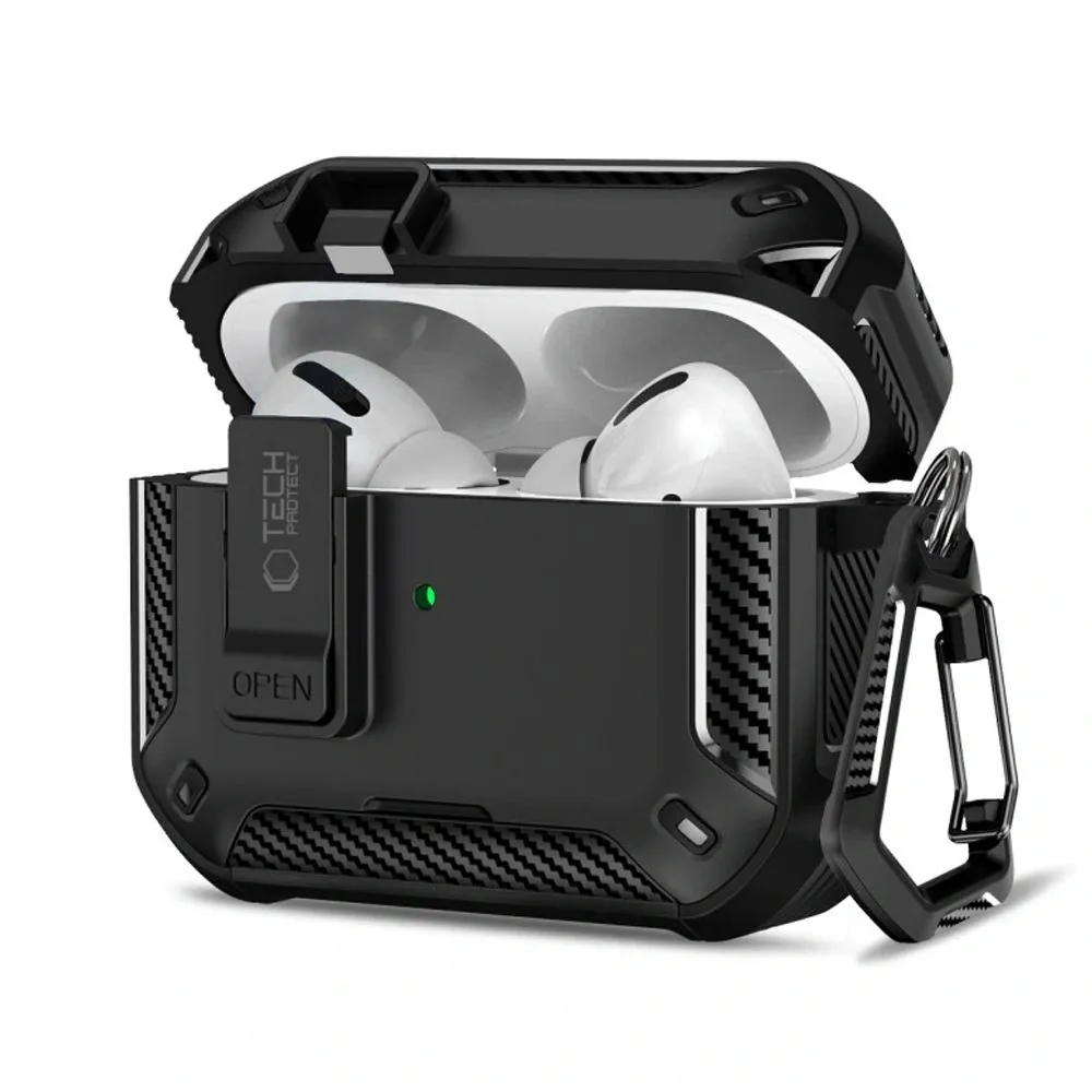 Kryt Tech-Protect Carbonox MagSafe Apple AirPods Pro 3 Black