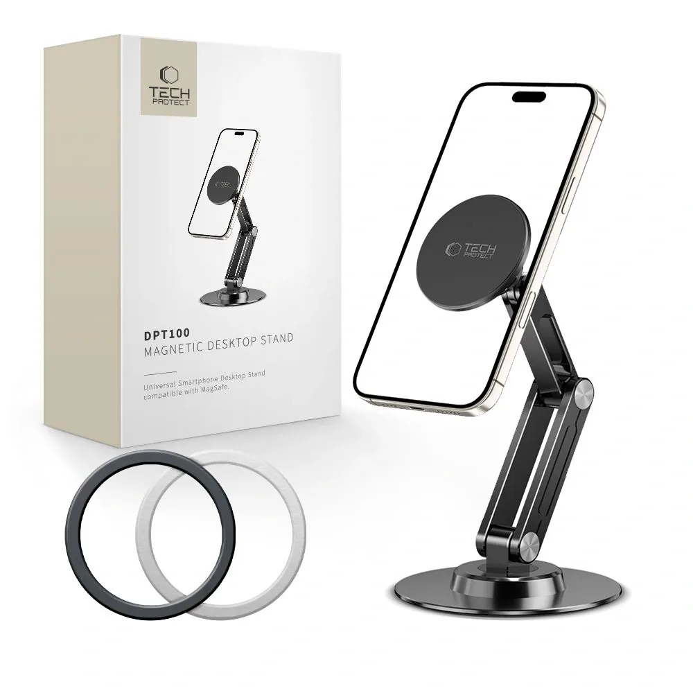 Kryt Tech-Protect DPT100 Universal Magnetic MagSafe Phone Desktop Stand Black