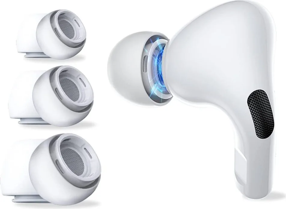 Kryt Tech-Protect Ear Tips Apple AirPods Pro White [3 PACK]