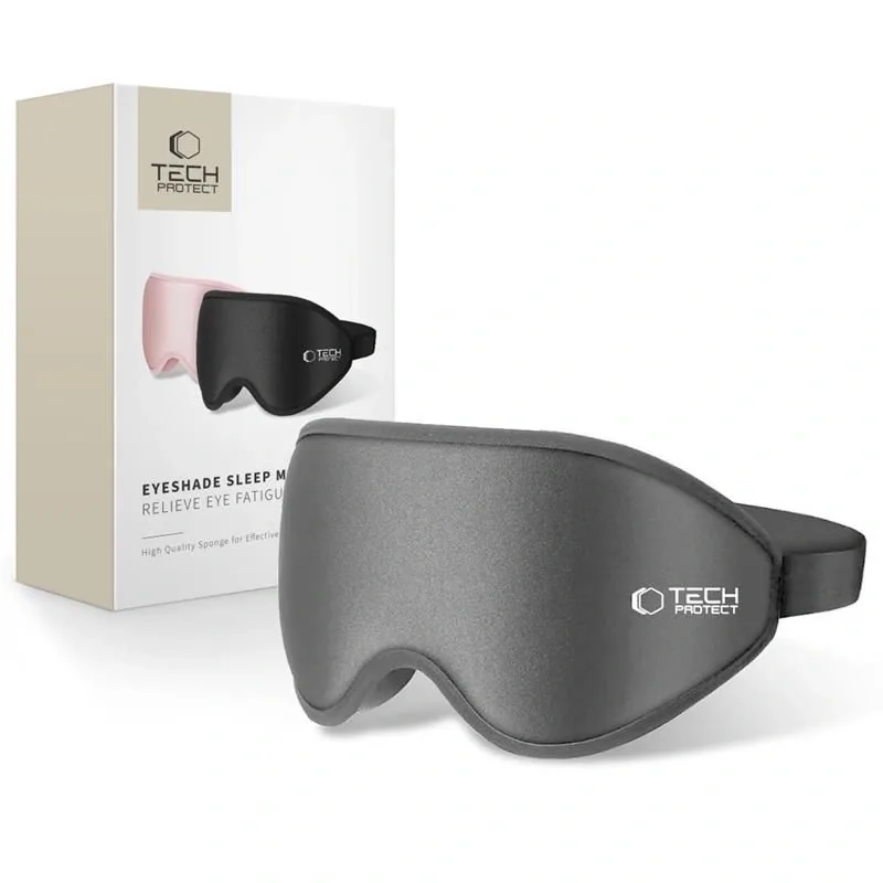 Kryt Tech-Protect Eyeshade Sleep Mask Grey