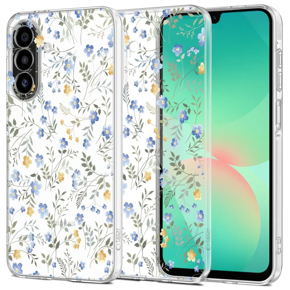 Kryt Tech-Protect Flexair+ case for Samsung Galaxy A17 4G / 5G Spring Flowers