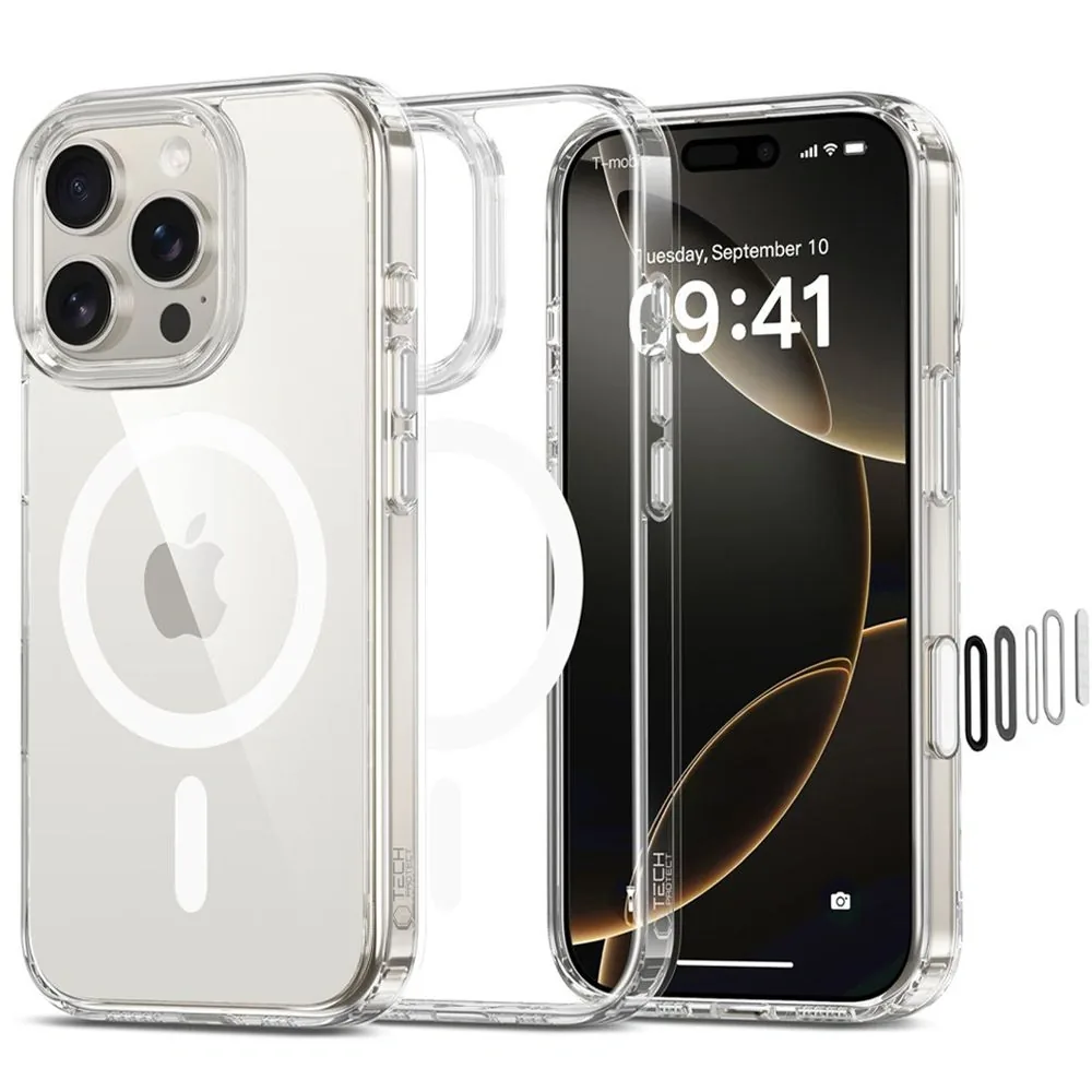 Kryt Tech-Protect Flexair Hybrid CC MagSafe Apple iPhone 16 Pro Clear
