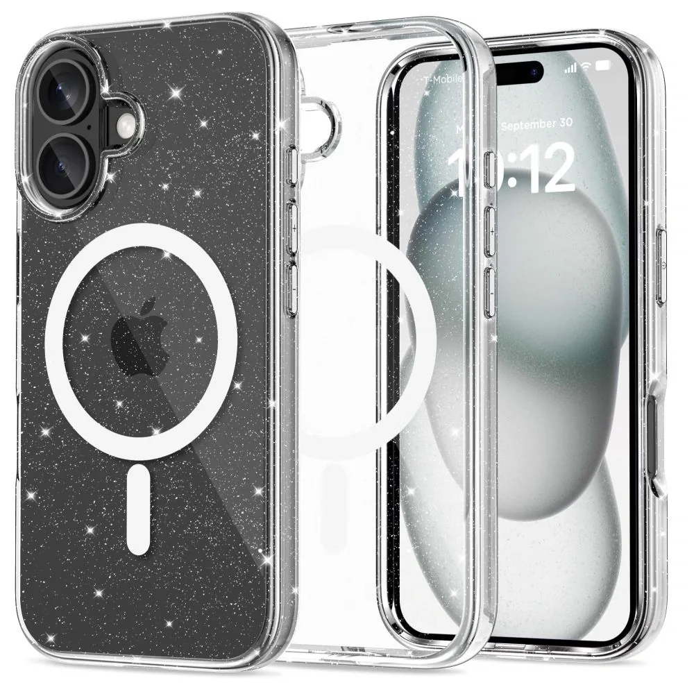 Kryt Tech-protect Flexair Hybrid MagSafe Case for Apple iPhone 16 Glitter