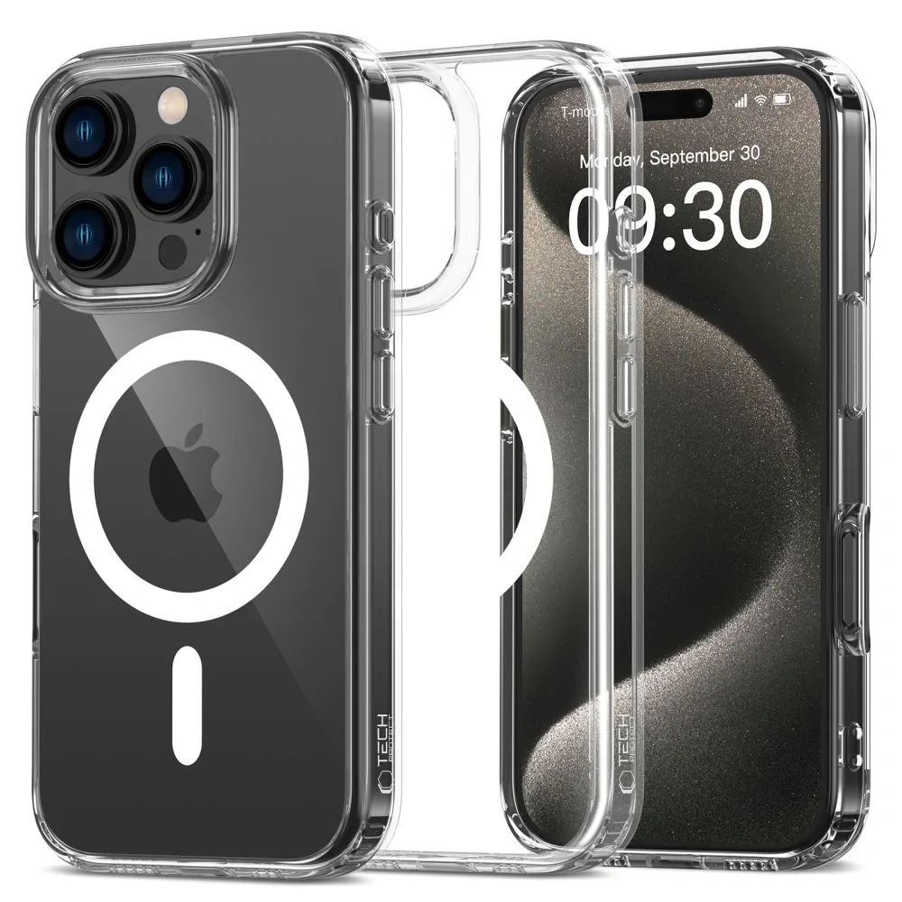 Kryt Tech-protect Flexair Hybrid MagSafe Case for Apple iPhone 16 Pro Clear